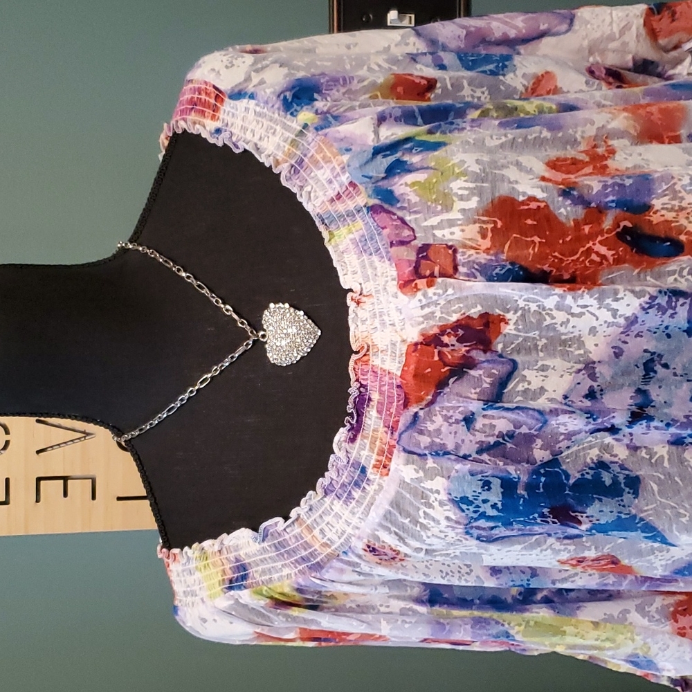 Bay Studio Colorful Abstract Blouse